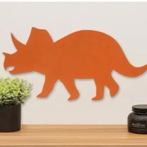 Orange Dinosaur Wall Decor